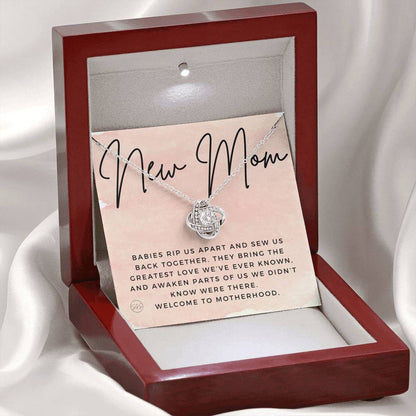 new mom 0709m Necklace Love Knot