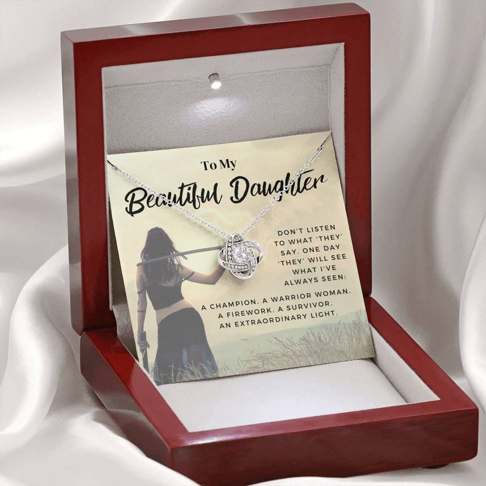 daughter 0721d Necklace Love Knot
