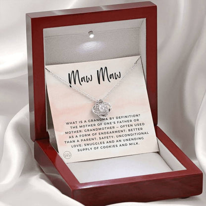 0928 MawMaw Necklace Love Knot