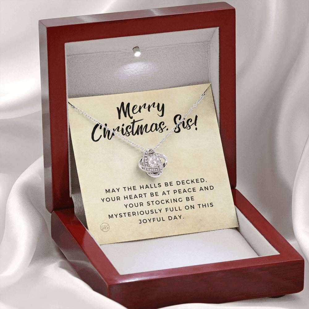 Xmas Sis 0712l Necklace Love Knot