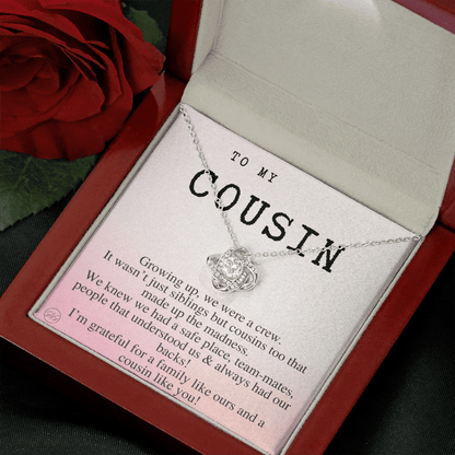 Gift for Cousin | Cousin Crew Necklace, Cousins and Best Friends, I Miss You Present, Gift for Birthday, Graduation, Thinking of You 2407K