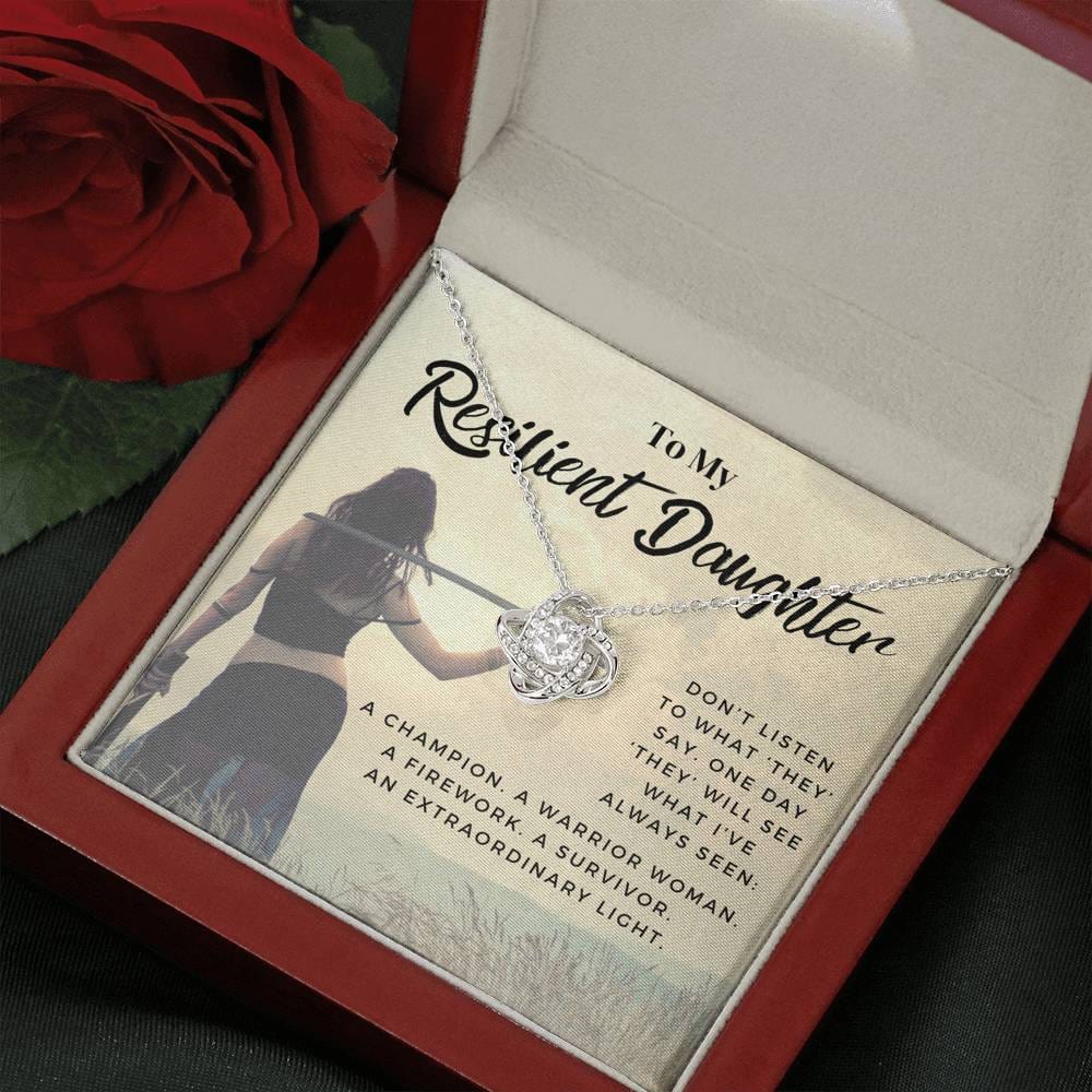 daughter 0721i Necklace Love Knot