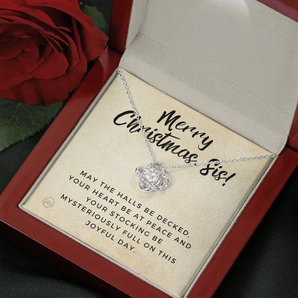 Xmas Sis 0712l Necklace Love Knot