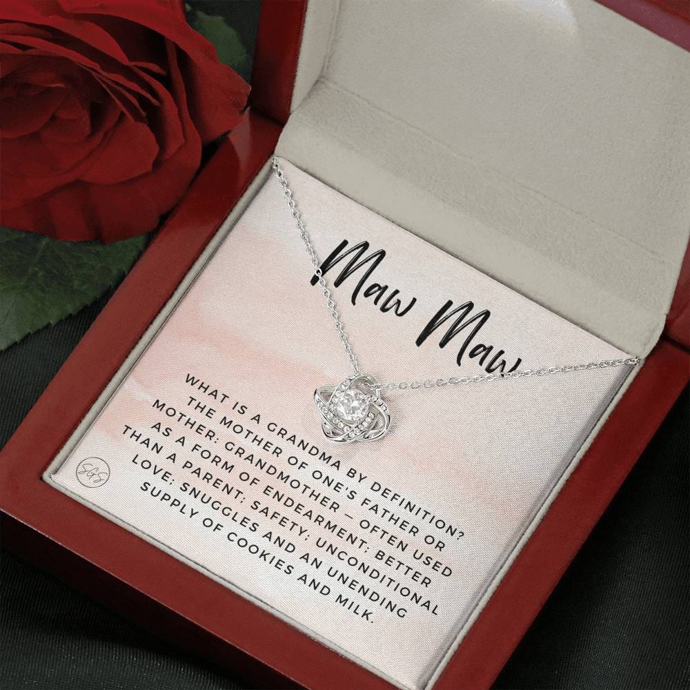 0928 MawMaw Necklace Love Knot