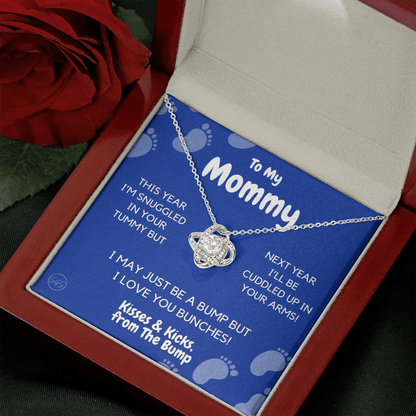 Baby to Mom Gift | Mother's Day Present from the Baby Bump, Mommy To Be Necklace, Gift for Expecting Mom From Baby Boy or Girl, New Mom 04K