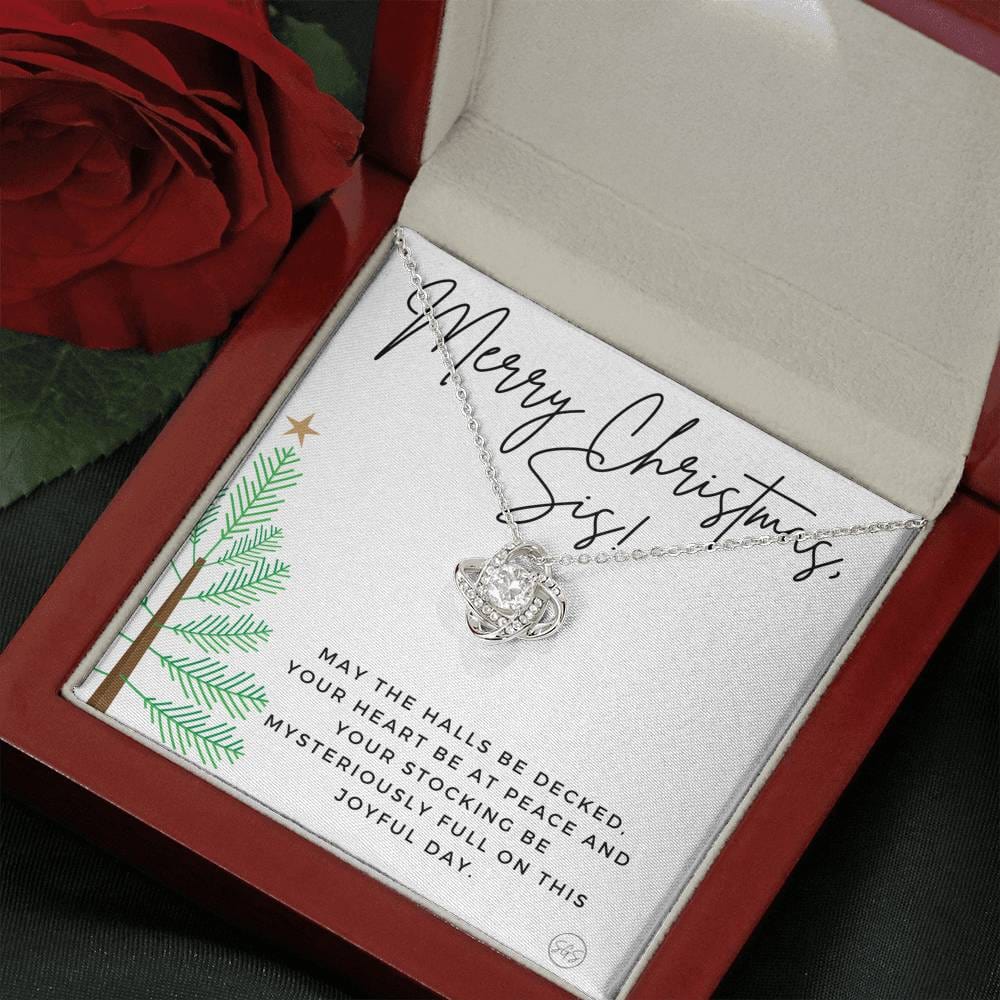 Xmas Sis 0712n Necklace Love Knot