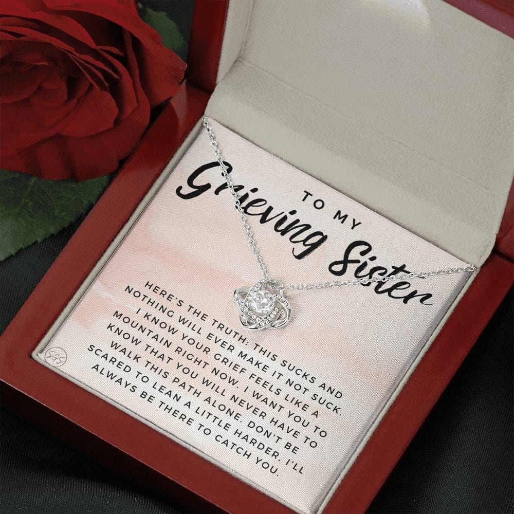 grieving sis 0723h Necklace Love Knot