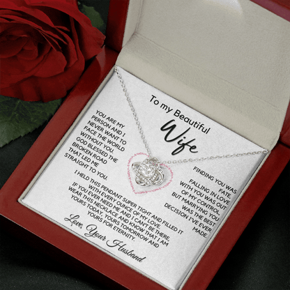 Romantic Gift for Wife - You Are My Person, Love Knot