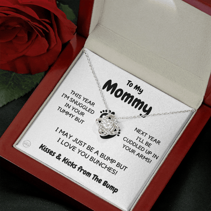 Baby to Mom Gift | Mother's Day Present from the Baby Bump, Mommy To Be Necklace, Gift for Expecting Mom From Baby Boy or Girl, New Mom 03K