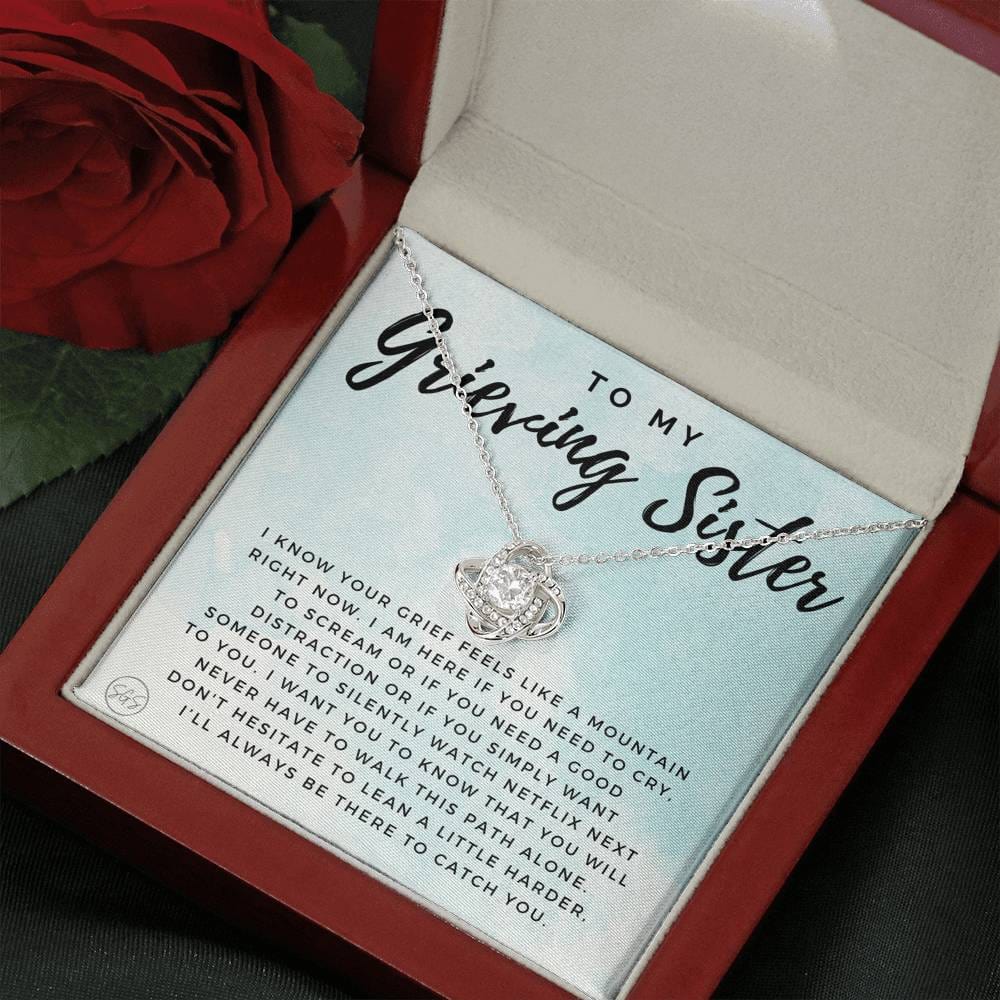 grieving sis 0723c Necklace Love Knot
