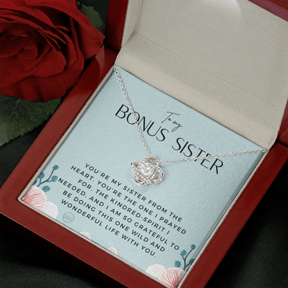 Bonus Sister Gift | Sister in Law Gift, Best Friend Necklace, Roommate, Step Sister, Christian, Birthday 25th, 16th, 30th, Christmas 1104dKA