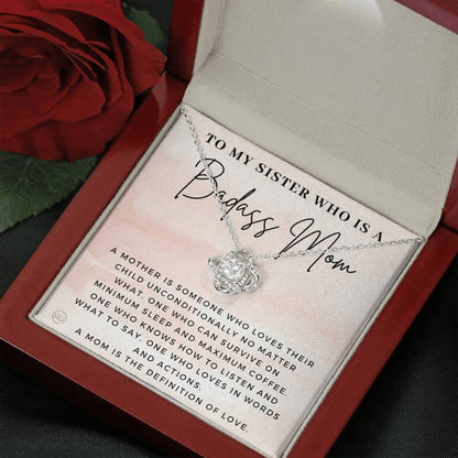 1112sa Necklace Love Knot