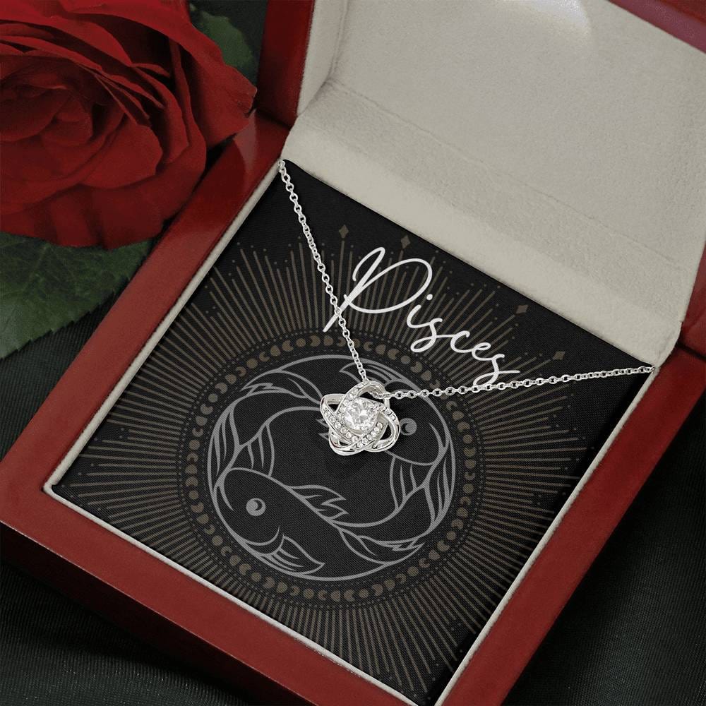 pisces Necklace Love Knot