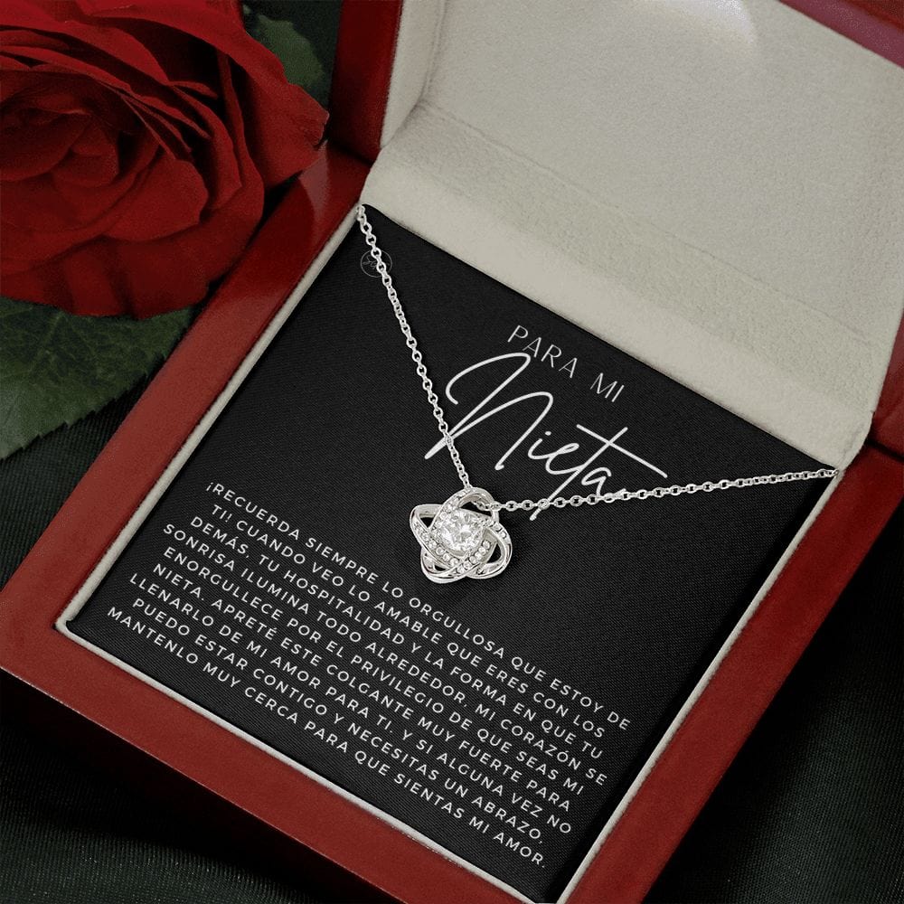 Regalo de Nieta, Granddaughter Gift | En Español, From Grandma, Necklace from Grandparents De Los Abuelos, Birthday, Graduation, Teen Girl 4