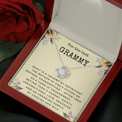 Gift for Grammy | Grandmother Nickname, Grandma, Mother's Day Necklace, Birthday, Get Well, Missing You, Grammy Definition, Christmas, From Family Grandkids  Granddaughter Grandson 1118cK