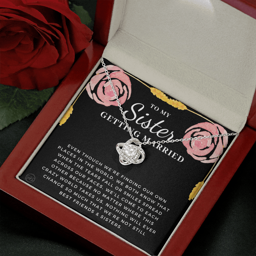 Anavia Wedding Gift for Sister in Law, Wedding Day gift for Sister in Law,  Bride Gift -[Pink Pearl + Gold Chain] - Walmart.com