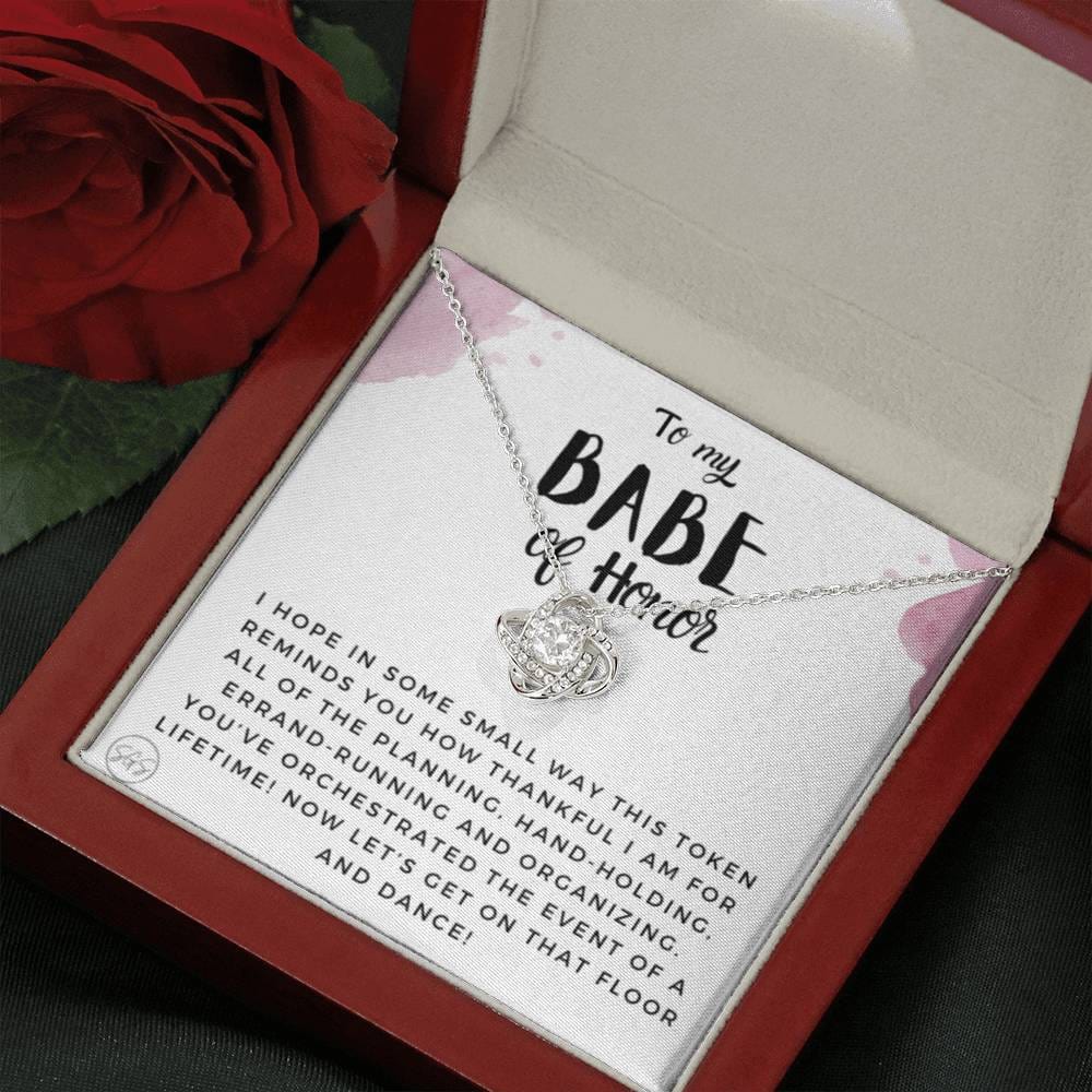 ToMyBabeofHonor0622B Necklace Love Knot