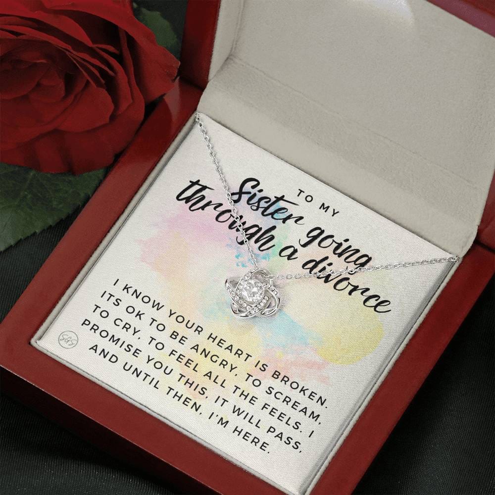 sister divorce -0709a Necklace Love Knot
