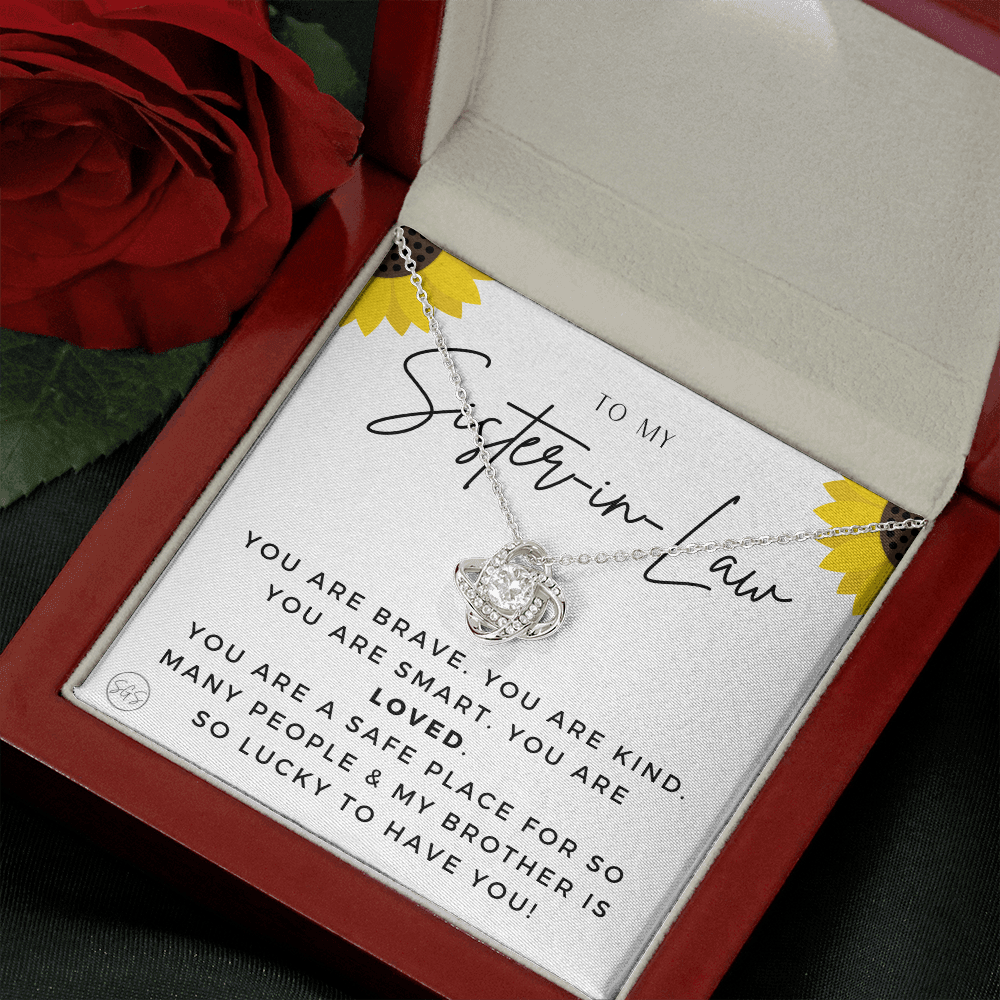 Sister-in-Law Gifts | Husband's Sister, Wife's Sister, Christmas Gift for Sister in Law, Birthday, Wedding, Future Sister Necklace 1103hKA