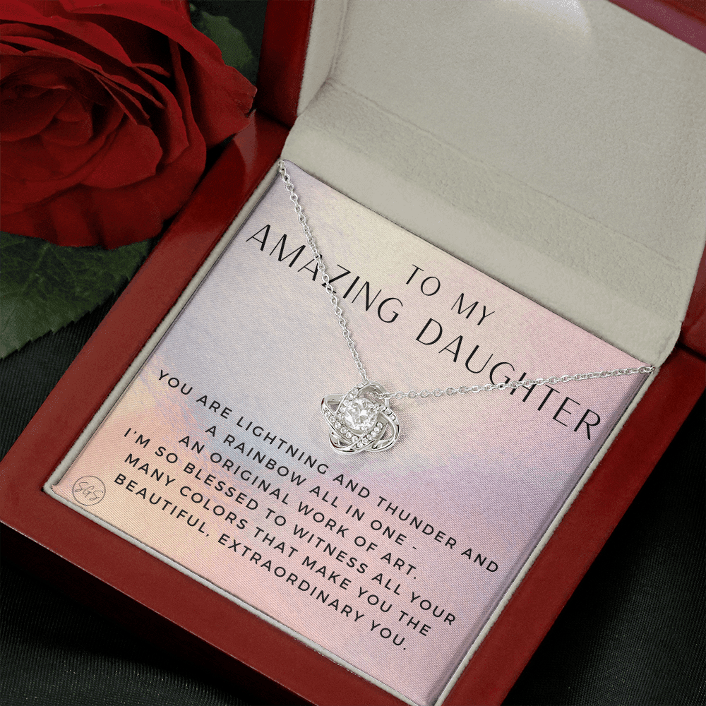 1129dc Necklace Love Knot