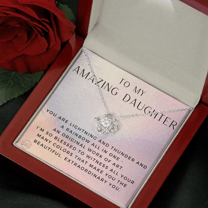 1129dc Necklace Love Knot