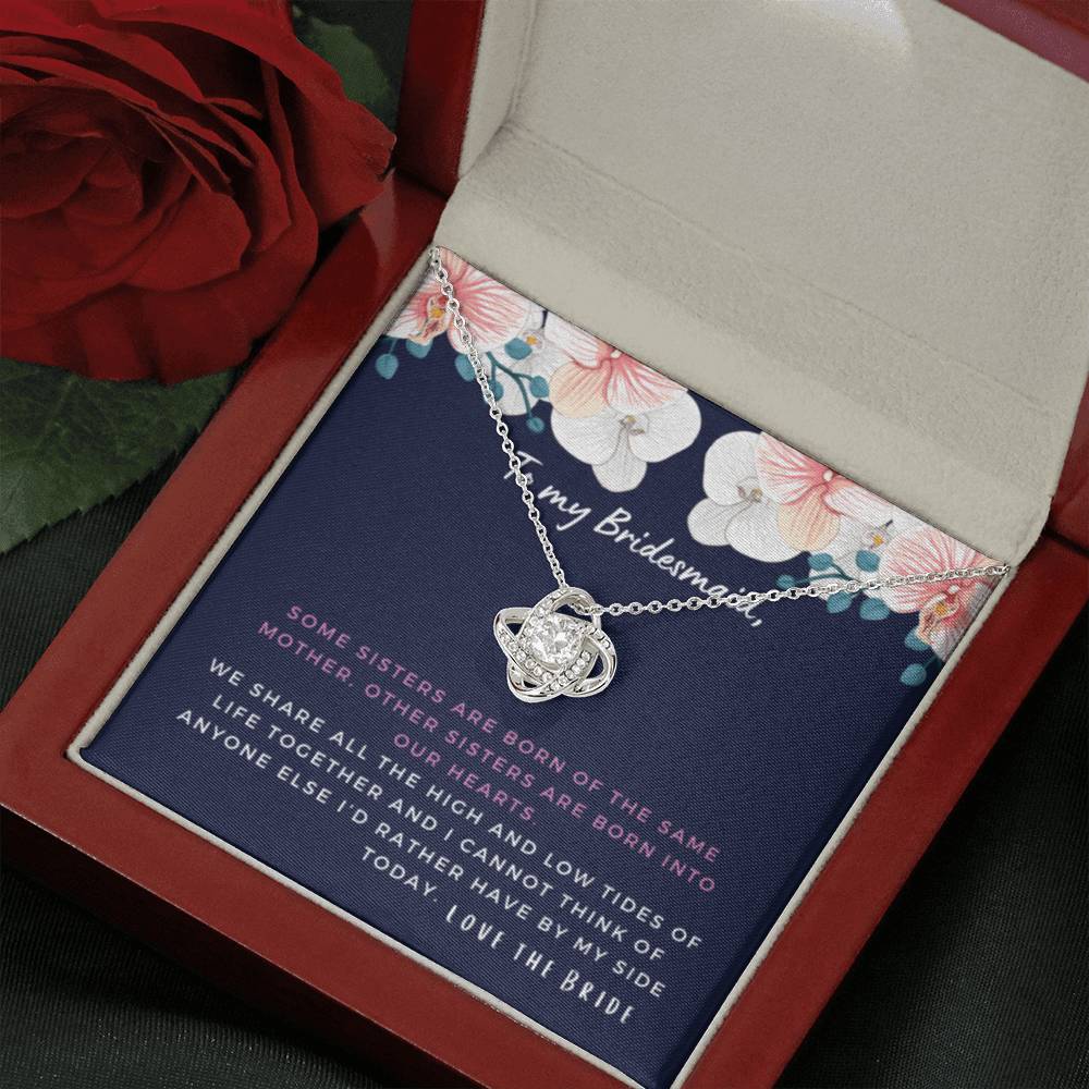 Sisters Born Into Our Hearts - Orchid Love Knot