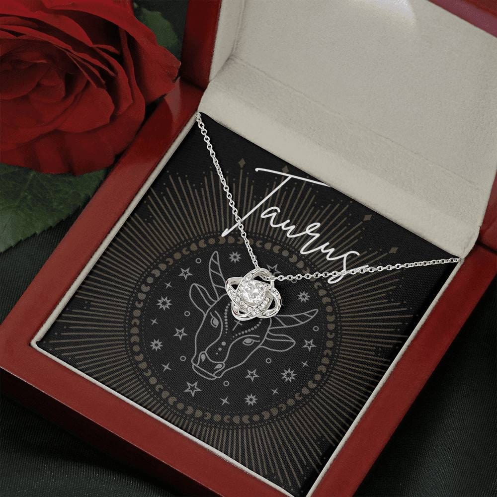 taurus Necklace Love Knot