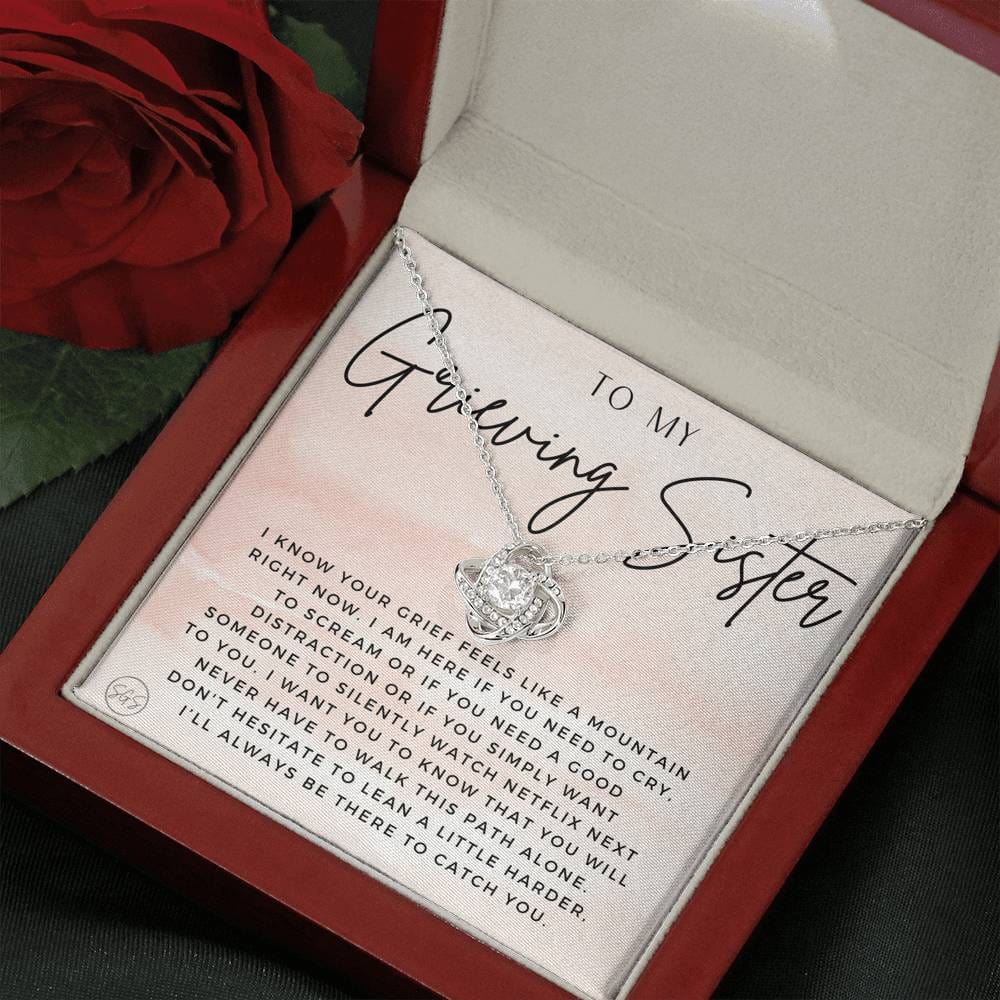 grieving sis 0723b Necklace Love Knot