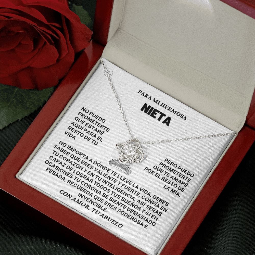 Regalo de Nieta, Granddaughter Gift | En Español, From Grandpa, Necklace from Grandpa, Del Abuelo, Birthday, Graduation, Teen Girl 2