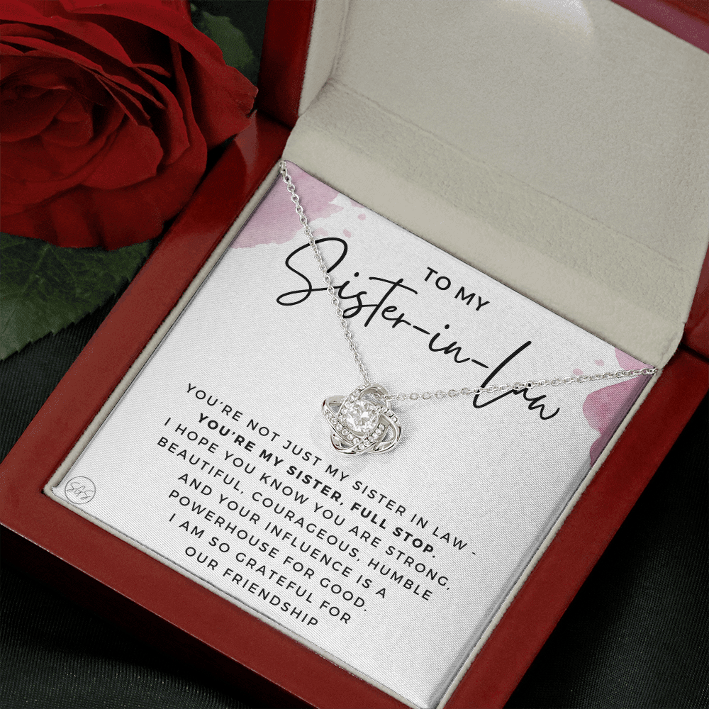 Sister-in-Law Gifts | Husband's Sister, Wife's Sister, Christmas Gift for Sister in Law, Birthday, Wedding, Future Sister Necklace 1103bKA