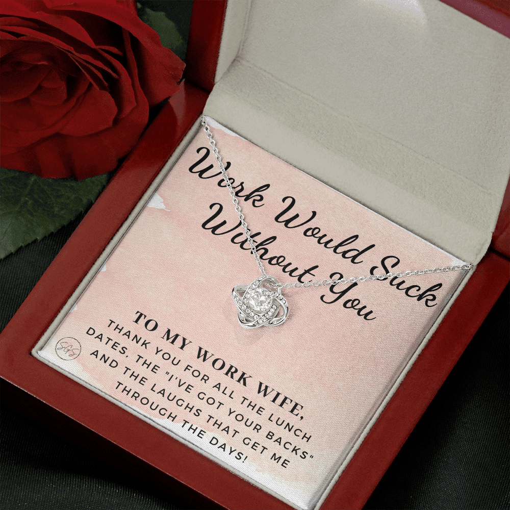 Work Wife Gift | Best Friend at the Office, Christmas, Favorite Co-Worker, Work, Job Anniversary, Employee, Boss, Small Business, Thank You, Bestie Funny 1029wdKA