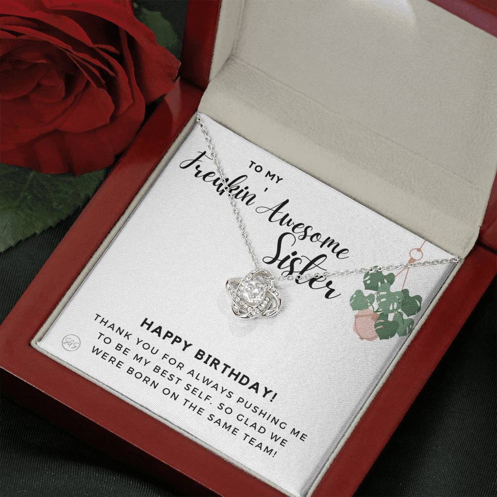 sisterbirthday 0628M Necklace Love Knot