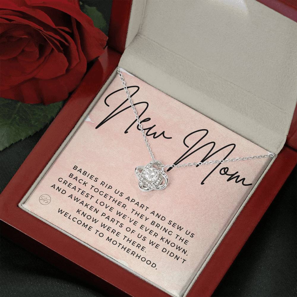 new mom 0709m Necklace Love Knot