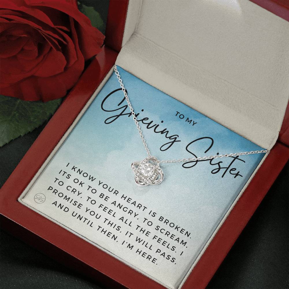 grieving sister 0709c Necklace Love Knot