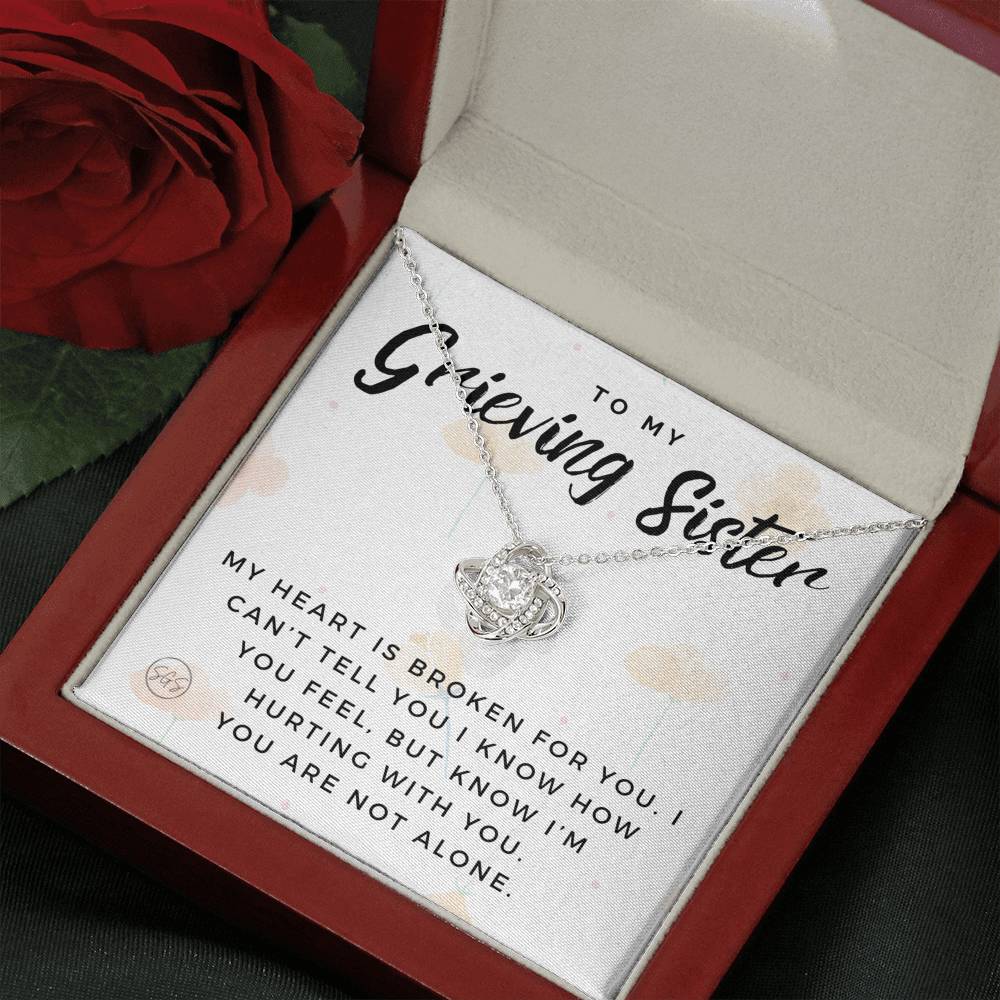 grieving sister 0709d Necklace Love Knot