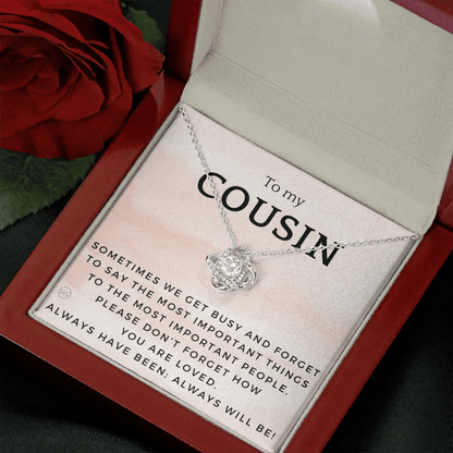 Gift for Cousin | Cousin Crew Necklace, Cousins and Best Friends, I Miss You Present, Gift for Birthday, Graduation, Thinking of You 2412K
