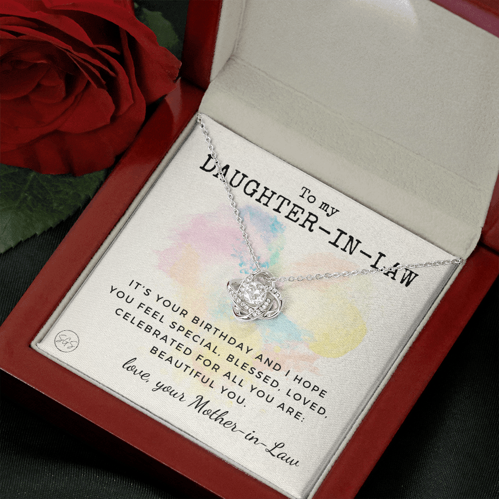 Daughter in Law Gift | Future DIL, Bonus Daughter, From Mother in Law, Father in Law, In Laws, For the Bride, Son's Wife, Fiance 1012DILhb2KA
