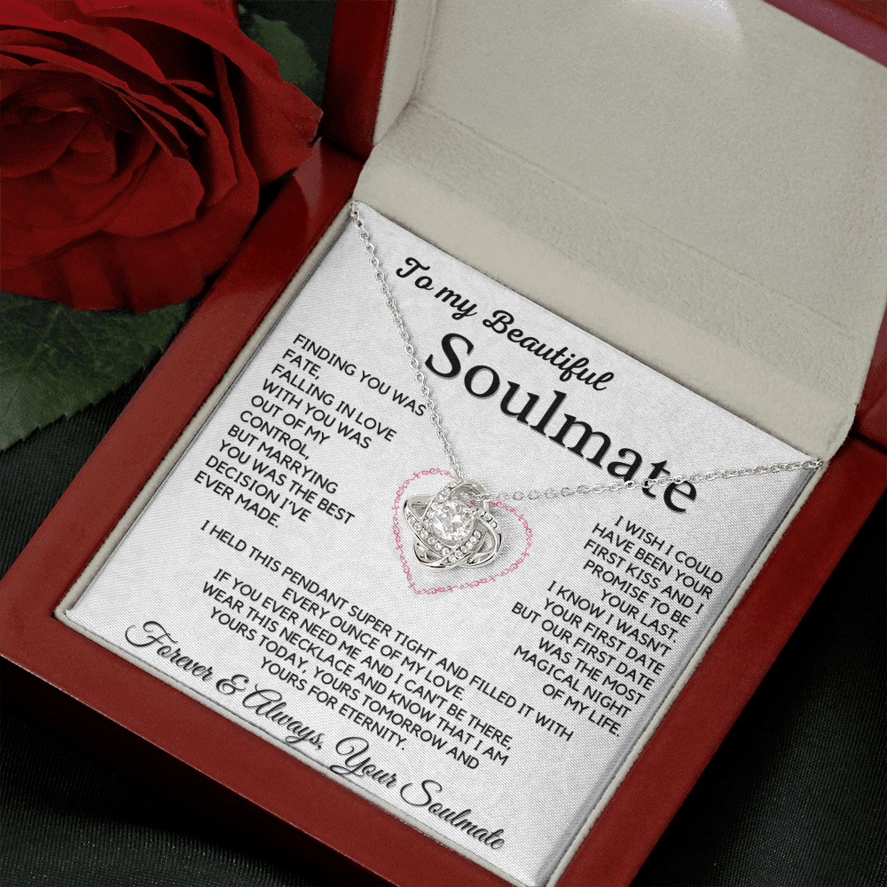 Romantic Gift for Soulmate - Yours for Eternity, Forever and Always, Love Knot