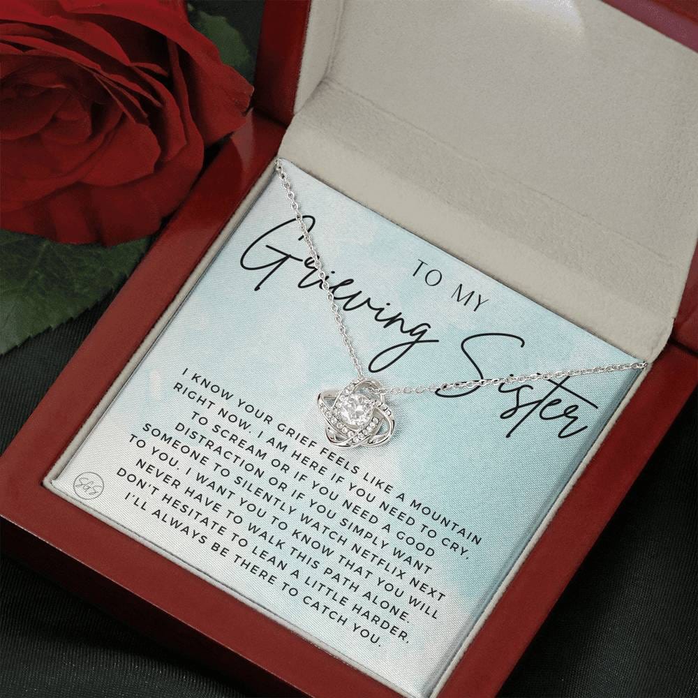 grieving sis 0723a Necklace Love Knot
