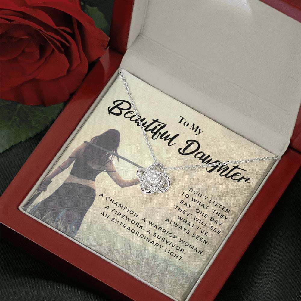daughter 0721d Necklace Love Knot