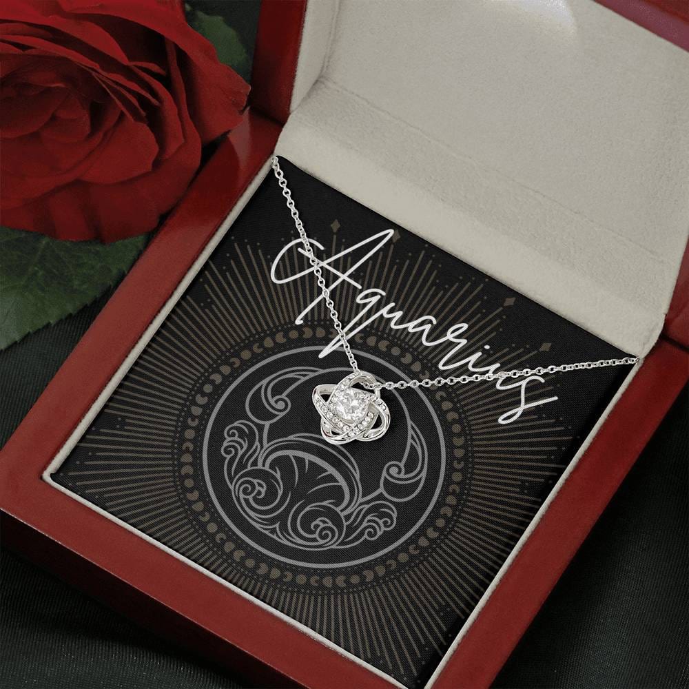 aquarius Necklace Love Knot