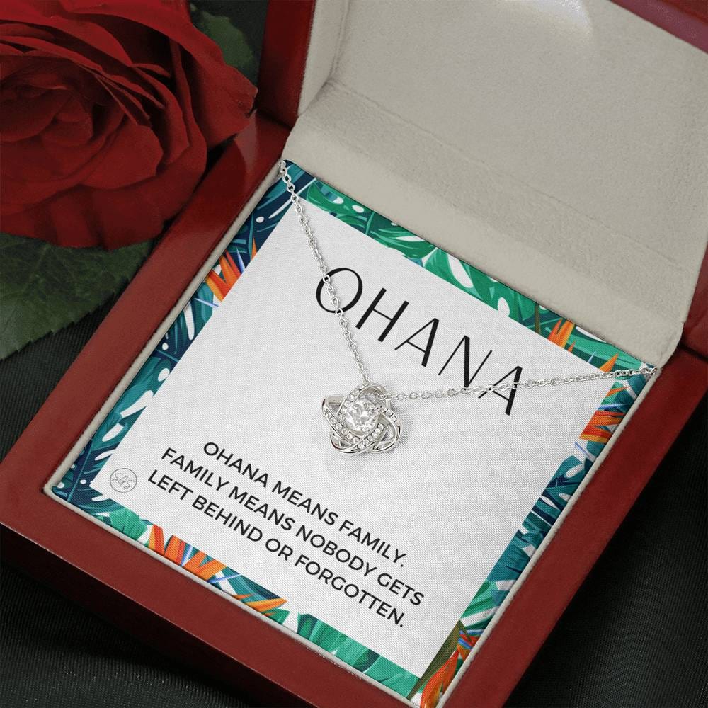 0929 ohana2 Necklace Love Knot