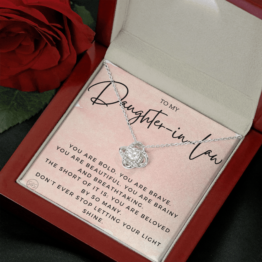 Daughter in Law Gift | Future DIL, Bonus Daughter, From Mother in Law, Father in Law, In Laws, For the Bride, Son's Wife, Fiance 1012DILhKA