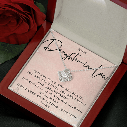 Daughter in Law Gift | Future DIL, Bonus Daughter, From Mother in Law, Father in Law, In Laws, For the Bride, Son's Wife, Fiance 1012DILhKA