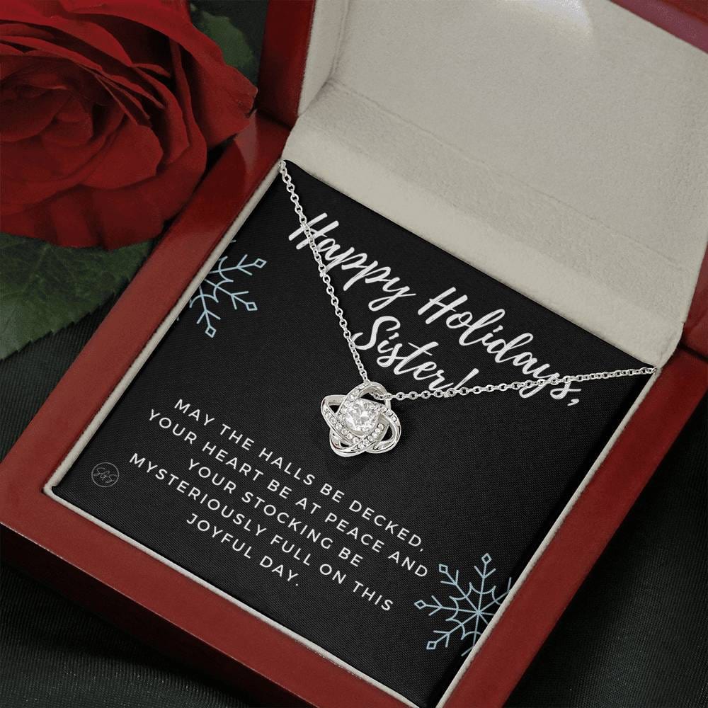 Xmas Sis 0712o Necklace Love Knot