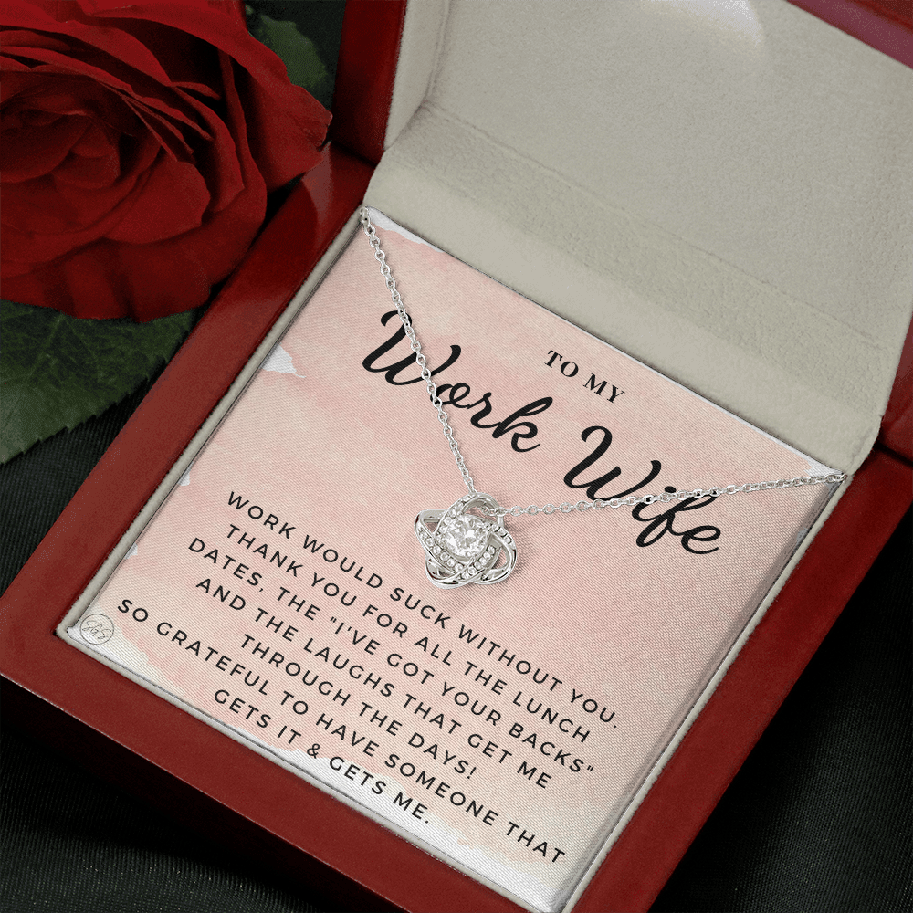 Work Wife Gift | Best Friend at the Office, Christmas, Favorite Co-Worker, Work, Job Anniversary, Employee, Boss, Small Business, Thank You, Bestie Funny 1029wKA