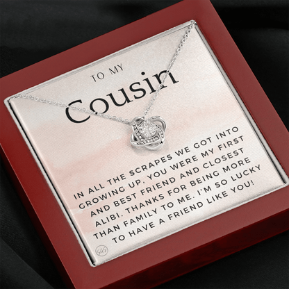 Gift for Cousin | Cousin Crew Necklace, Cousins and Best Friends, I Miss You Present, Gift for Birthday, Graduation, Thinking of You 21400K