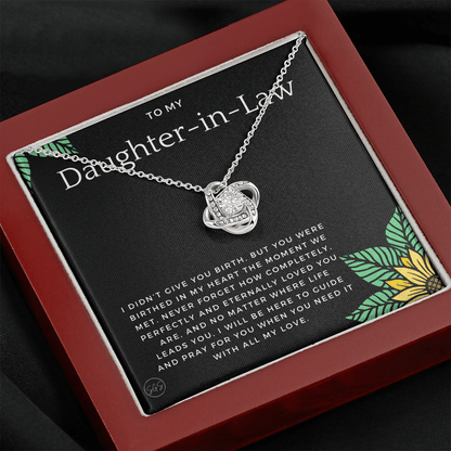 Daughter in Law Gift | Future DIL, Bonus Daughter, From Mother in Law, Father in Law, In Laws, For the Bride, Son's Wife, Fiance 1012DILgKA