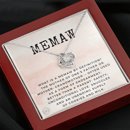 1119wf Necklace Love Knot