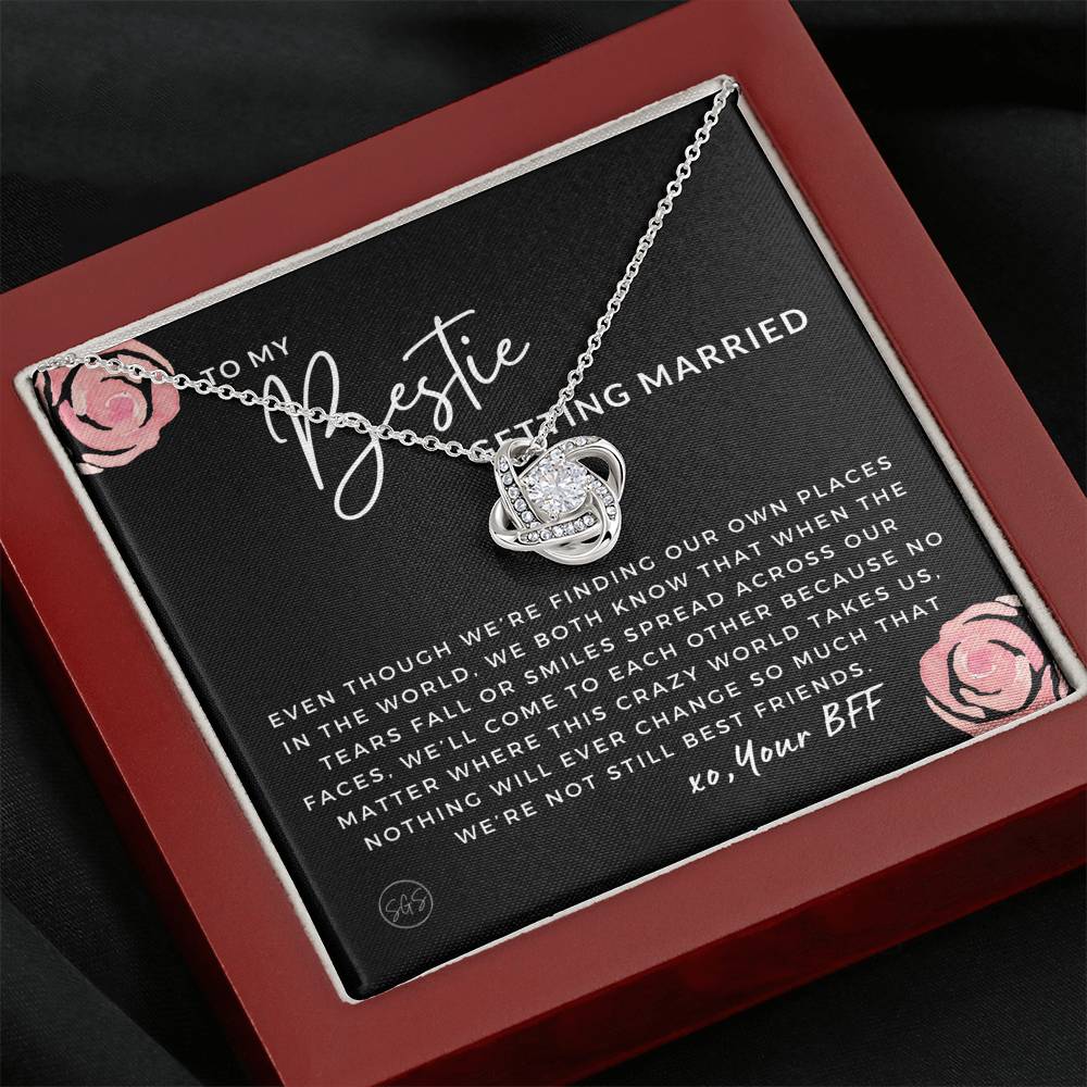 To My Bestie Getting Married | Stuff Gina Says, Wedding, Bridal Shower Gift, Soulmate BFF, Best Friends Quote, Rehearsal Dinner, To Bride, Necklace STILLBF3K